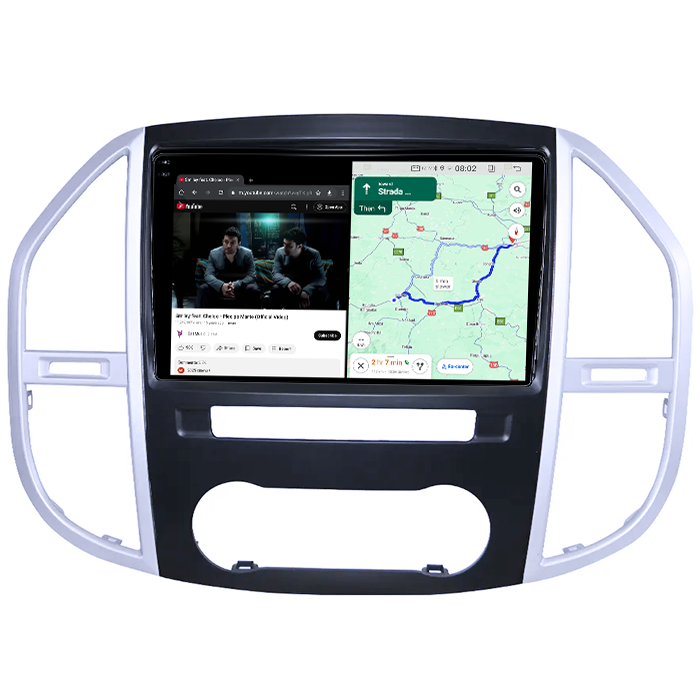Navigatie dedicata Mercedes Vito 3, 4GB RAM 64GB ROM, Quad Core, Display 10" QLED 1K, Carplay, Android 14, Bluetooth, Magazin Play, Suport Camere AHD [4]