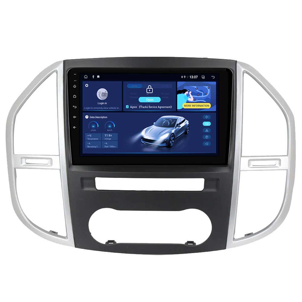 Navigatie dedicata Mercedes Vito 3, 8GB RAM 128GB ROM, Octacore, Platforma TS18,Android 13, Display QLED 10”, Suporta camera 360º, DSP, Carplay&Android Auto, SIM 4G, Ventilator Activ [4]