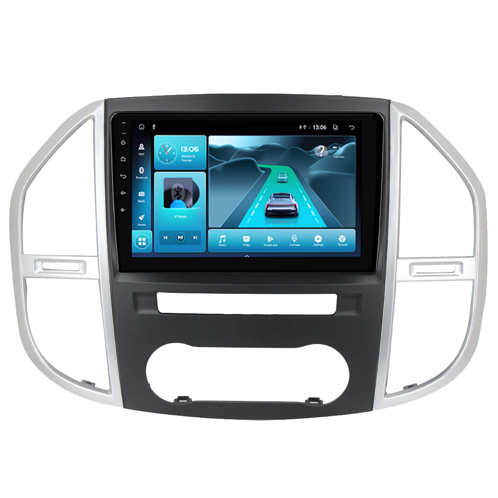 Navigatie dedicata Mercedes Vito 3, 8GB RAM 128GB ROM, Octacore, Platforma TS18,Android 13, Display QLED 10”, Suporta camera 360º, DSP, Carplay&Android Auto, SIM 4G, Ventilator Activ [2]