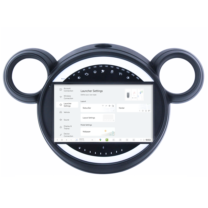 Navigatie dedicata Mini Cooper Countryman 2007-2014, DUDU3, 4GB RAM 64GB ROM, Octacore, Platforma 8581, Android, Display QLED 9", DSP, Carplay&AndroidAuto [2]