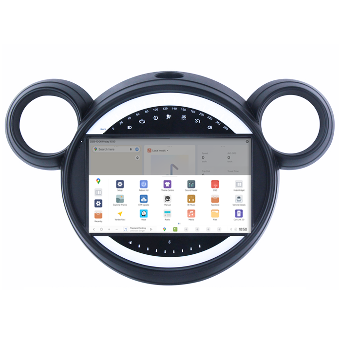Navigatie dedicata Mini Cooper Countryman 2007-2014, DUDU3, 4GB RAM 64GB ROM, Octacore, Platforma 8581, Android, Display QLED 9", DSP, Carplay&AndroidAuto [4]