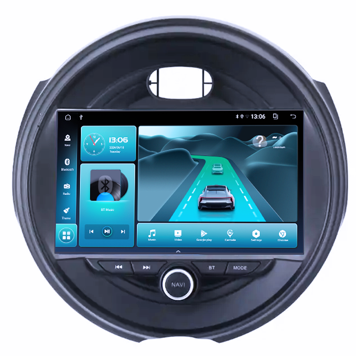 Navigatie dedicata Mini Cooper 2015-2019, 8GB RAM 128GB ROM, Octacore, Platforma TS18, Android 13, Display QLED 9”, Suporta camera 360º, DSP, Carplay&Android Auto, SIM 4G, Ventilator Activ [3]