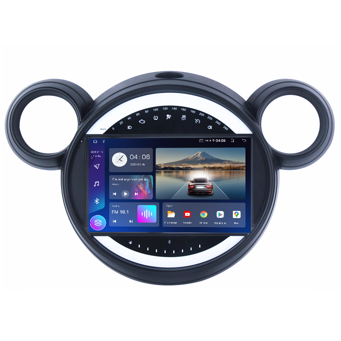 Navigatie dedicata Mini Cooper Countryman 2007-2014, 4GB RAM 64GB ROM, Quad Core, Display 9" QLED 1K, Carplay&Android Auto, Android 14, Suport Camere AHD [4]