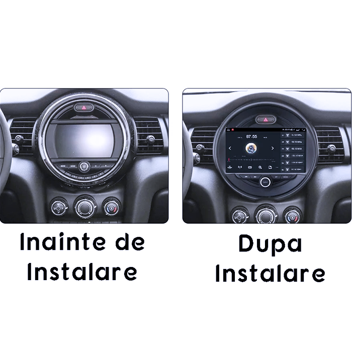 Navigatie dedicata Mini Cooper 2015-2019, DUDU3, 4GB RAM 64GB ROM, Octacore, Platforma 8581, Android, Display QLED 9", DSP, Carplay&AndroidAuto [6]