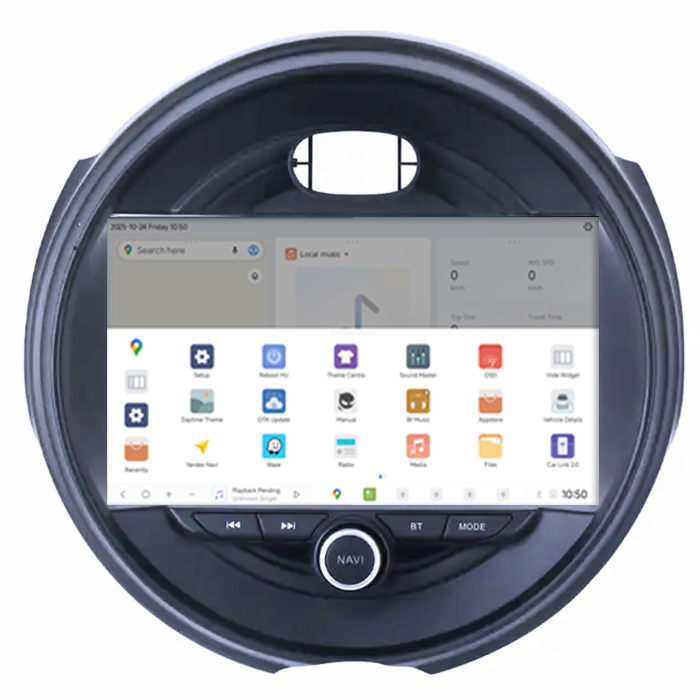 Navigatie dedicata Mini Cooper 2015-2019, DUDU3, 4GB RAM 64GB ROM, Octacore, Platforma 8581, Android, Display QLED 9", DSP, Carplay&AndroidAuto [4]