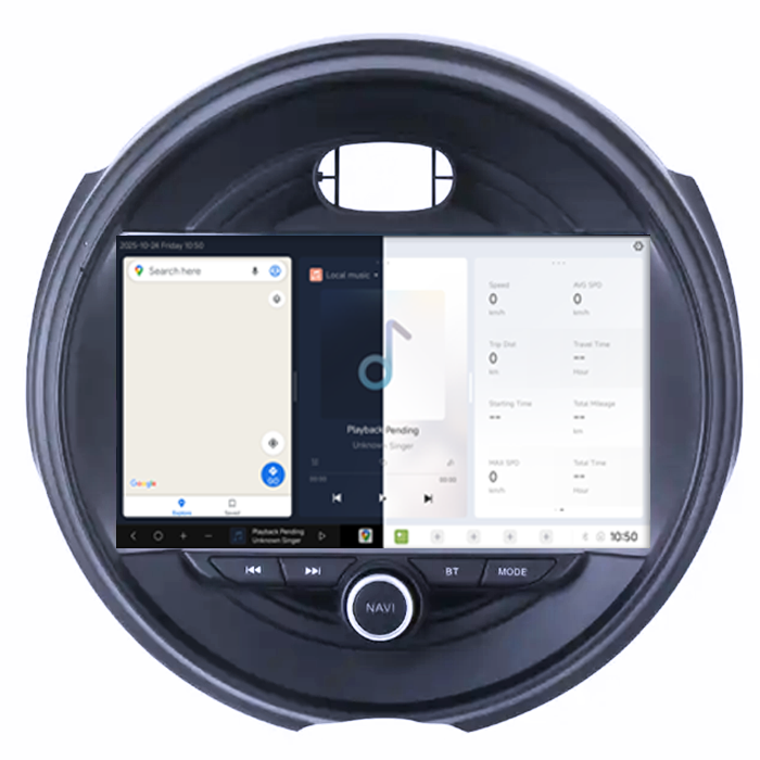 Navigatie dedicata Mini Cooper 2015-2019, DUDU3, 4GB RAM 64GB ROM, Octacore, Platforma 8581, Android, Display QLED 9", DSP, Carplay&AndroidAuto [5]