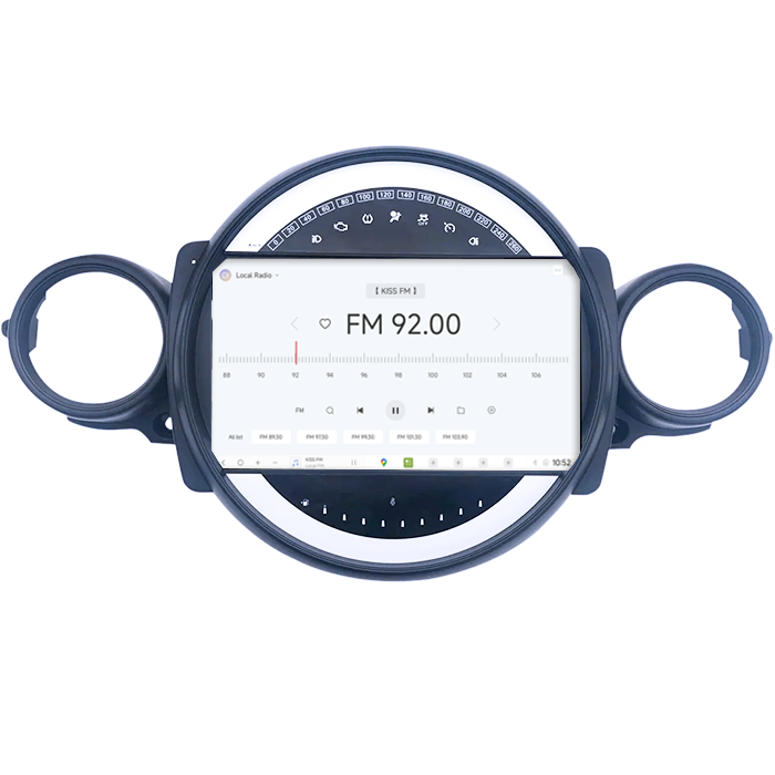 Navigatie dedicata Mini Cooper 2011-2014, DUDU3, 4GB RAM 64GB ROM, Octacore, Platforma 8581, Android, Display QLED 9", DSP, Carplay&AndroidAuto [3]