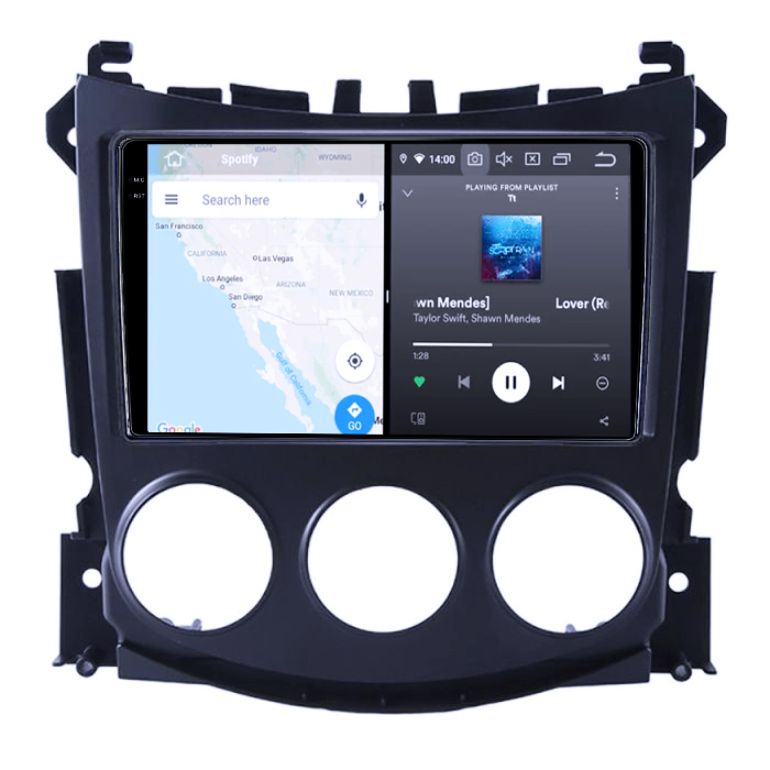 Navigatie dedicata Nissan 370Z 2008-2011, 8GB RAM 128GB ROM, Octacore, Platforma 7862, Android 14, Display QLED 9" 2K, Suporta camera 360", DSP, Carplay&Android Auto, [3]