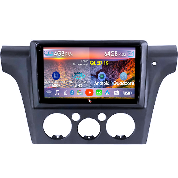 Navigatie dedicata Mitsubishi Airtrek Outlander 2001-2005, 4GB RAM 64GB ROM, Octacore, Android 14, Display QLED 1K 10", Carplay&Android Auto, SIM 4G, Ventilator Activ [1]