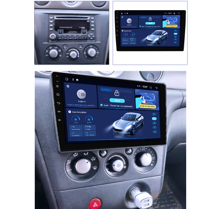 Navigatie dedicata Mitsubishi Airtrek Outlander 2001-2005, 4GB RAM 64GB ROM, Octacore, Android 14, Display QLED 1K 10", Carplay&Android Auto, SIM 4G, Ventilator Activ [5]