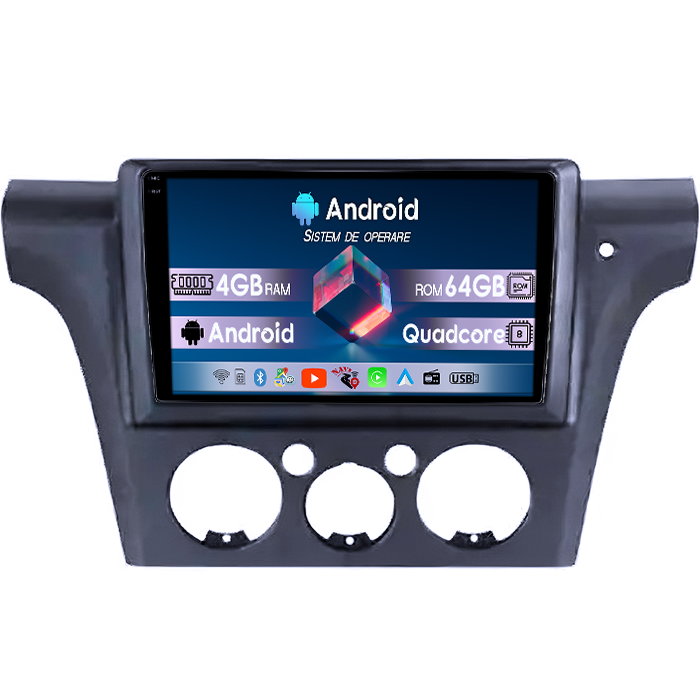 Navigatie dedicata Mitsubishi Airtrek Outlander 2001-2005, 4GB RAM 64GB ROM, Quad Core, Display 10" QLED 1K, Carplay, Android 14, Bluetooth, Magazin Play, Suport Camere AHD [1]