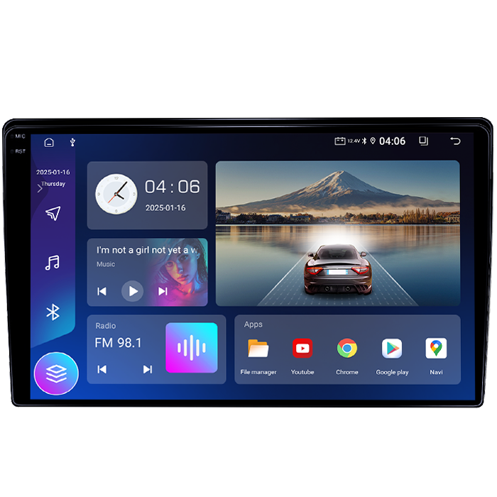Navigatie dedicata Toyota Highlander 2009 - 2014, 8GB RAM 128GB ROM, Octacore, Platforma TS18, Android 14, Display QLED 10", Suporta camera 360", DSP, Carplay&Android Auto, SIM 4G, Ventilator Acti [2]
