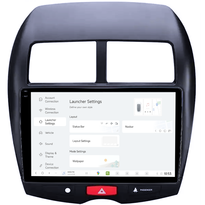 Navigatie dedicata Mitsubishi ASX 2010-2019, DUDU3, 4GB RAM 64GB ROM, Octacore, Platforma 8581, Android, Display QLED 10", DSP, Carplay&AndroidAuto [5]