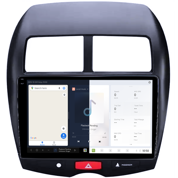 Navigatie dedicata Mitsubishi ASX 2010-2019, DUDU3, 4GB RAM 64GB ROM, Octacore, Platforma 8581, Android, Display QLED 10", DSP, Carplay&AndroidAuto [2]