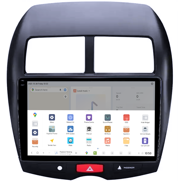 Navigatie dedicata Mitsubishi ASX 2010-2019, DUDU3, 4GB RAM 64GB ROM, Octacore, Platforma 8581, Android, Display QLED 10", DSP, Carplay&AndroidAuto [3]