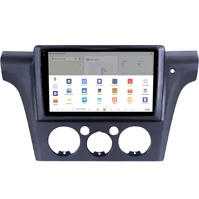 Navigatie dedicata Mitsubishi Outlander 2001-2005, DUDU3, 4GB RAM 64GB ROM, Octacore, Platforma 8581, Android, Display QLED 9", DSP, Carplay&AndroidAuto [3]