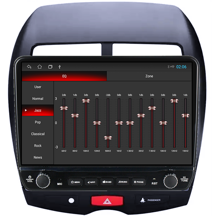 Navigatie dedicata Mitsubishi ASX 2010-2019 Tesla cu butoane rotative model 2024, 4GB RAM 64GB ROM, Procesor Quadcore, Android 14, Display QLED 10", DSP, Carplay&Android Auto [2]