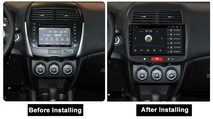 Navigatie dedicata Mitsubishi ASX 2010-2019, 4GB RAM 64GB ROM, Octacore, Android 13, Display QLED 10", DSP, Carplay, Android Auto, Internet, Youtube, Waze, WIFI, Bluetooth [7]