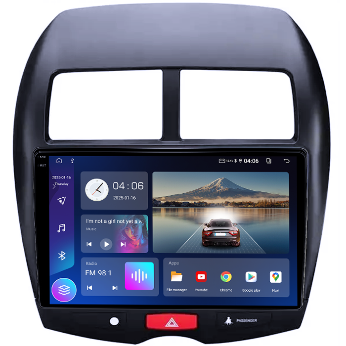 Navigatie dedicata Mitsubishi ASX 2010-2019, 4GB RAM 64GB ROM, Quad Core, Display 10" QLED 1K, Carplay, Android 14, Bluetooth, Magazin Play, Suport Camere AHD [2]