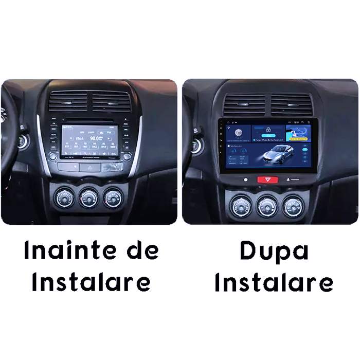 Navigatie dedicata Mitsubishi ASX 2010-2019, 8GB RAM 128GB ROM, Octacore, Platforma TS18, Android 14, Display QLED 10", Suporta camera 360", DSP, Carplay&Android Auto, SIM 4G, Ventilator Activ [5]