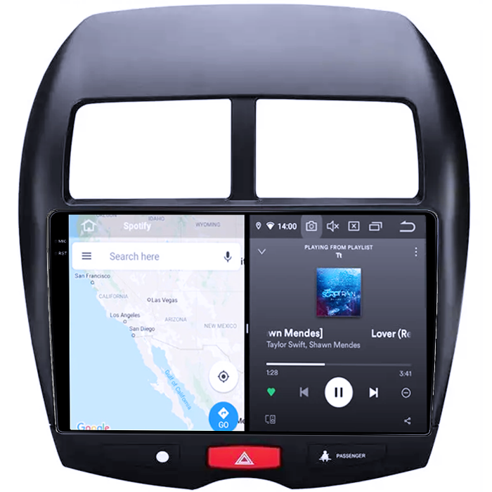 Navigatie dedicata Mitsubishi ASX 2010-2019, 8GB RAM 128GB ROM, Octacore, Platforma 7862,Android 14, Display QLED 10", Suporta camera 360", DSP, Carplay& [7]