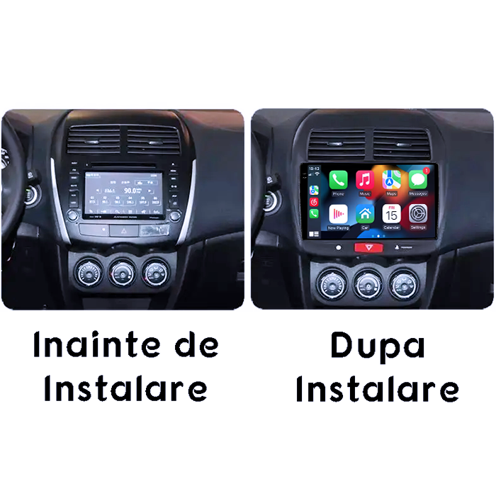 Navigatie dedicata Mitsubishi ASX 2010-2019, 8GB RAM 128GB ROM, Octacore, Platforma 7862,Android 14, Display QLED 10", Suporta camera 360", DSP, Carplay& [6]