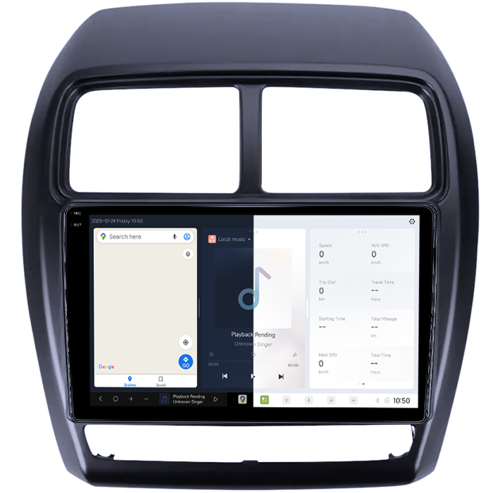 Navigatie dedicata Mitsubishi ASX 2016-2022, DUDU3, 4GB RAM 64GB ROM, Octacore, Platforma 8581, Android, Display QLED 10", DSP, Carplay&AndroidAuto [2]