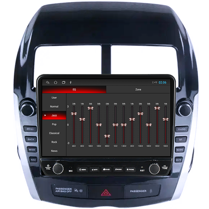Navigatie dedicata Mitsubishi ASX 2010-2019 Tesla cu butoane rotative model 2024, 4GB RAM 64GB ROM, Procesor Quadcore, Android 14, Display QLED 10", DSP, Carplay&Android Auto [2]