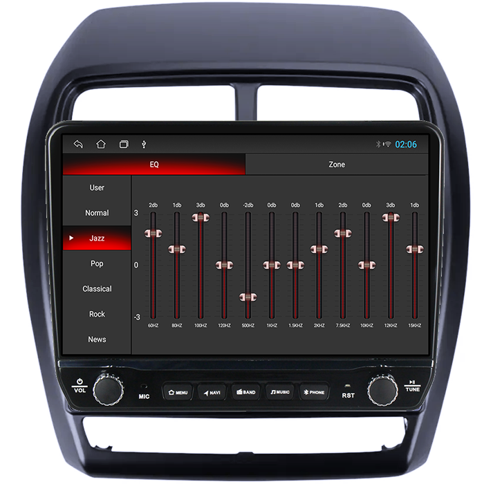 Navigatie dedicata Mitsubishi ASX 2016-2022 Tesla cu butoane rotative model 2024, 4GB RAM 64GB ROM, Procesor Quadcore, Android 14, Display QLED 10", DSP, Carplay&Android Auto [2]