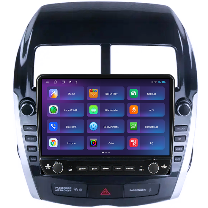 Navigatie dedicata Mitsubishi ASX 2010-2019 Tesla cu butoane rotative model 2024, 4GB RAM 64GB ROM, Procesor Quadcore, Android 14, Display QLED 10", DSP, Carplay&Android Auto [4]