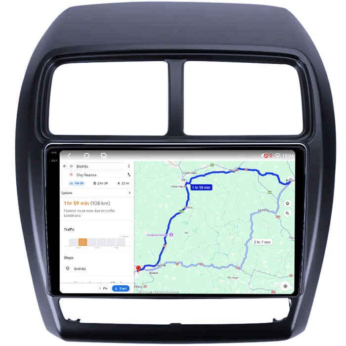 Navigatie dedicata Mitsubishi ASX 2016-2022, 8GB RAM 128GB ROM, Octacore, Platforma 7862,Android 14, Display QLED 9", Suporta camera 360", DSP, Carplay&Android Auto, SIM 4G, Ventilator Activ [4]