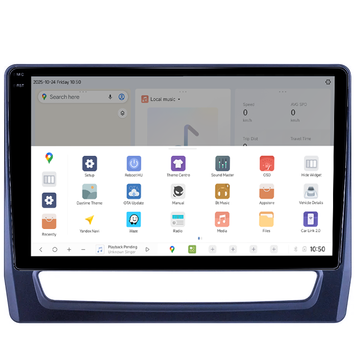 Navigatie dedicata Mitsubishi ASX 2019+, DUDU3, 4GB RAM 64GB ROM, Octacore, Platforma 8581, Android, Display QLED 10", DSP, Carplay&AndroidAuto [3]