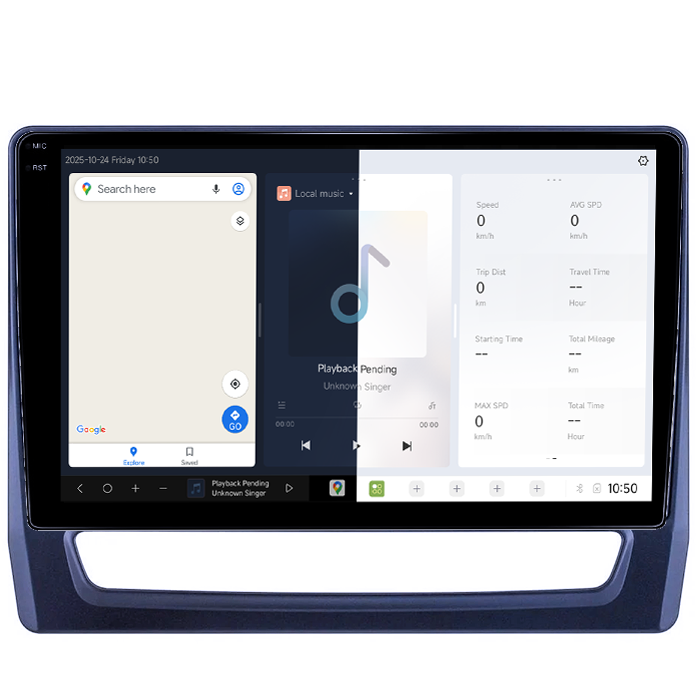 Navigatie dedicata Mitsubishi ASX 2019+, DUDU3, 4GB RAM 64GB ROM, Octacore, Platforma 8581, Android, Display QLED 10", DSP, Carplay&AndroidAuto [2]