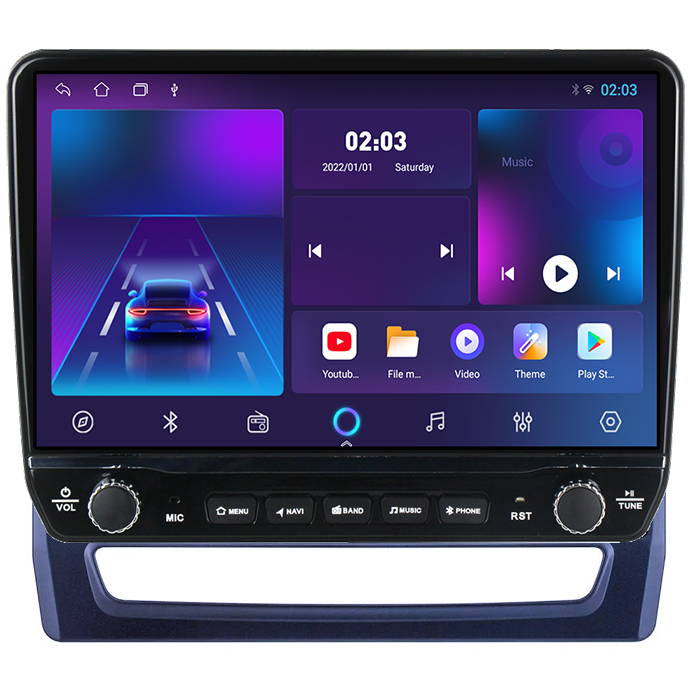 Navigatie dedicata Mitsubishi ASX 2019+ Tesla cu butoane rotative model 2024, 4GB RAM 64GB ROM, Procesor Quadcore, Android 14, Display QLED 10", DSP, Carplay&Android Auto [5]