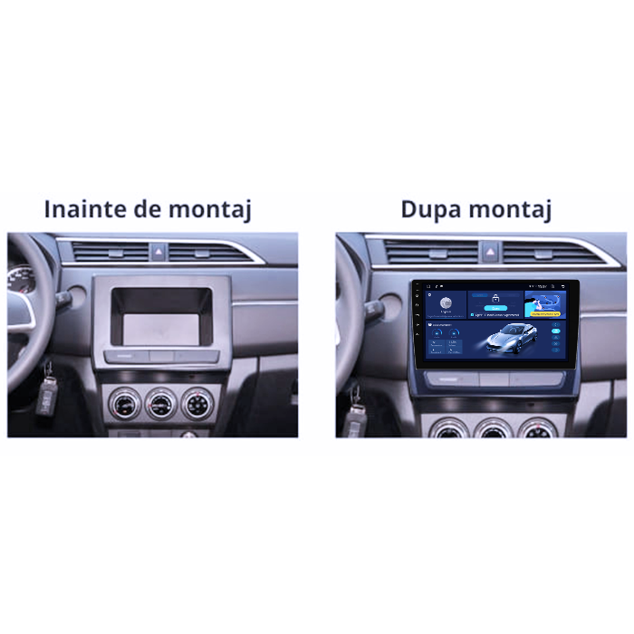 Navigatie dedicata Mitsubishi ASX dupa 2019, 4GB RAM 64GB ROM, Quad Core, Display 10" QLED 1K, Carplay, Android 14, Bluetooth, Magazin Play, Suport Camere AHD [5]