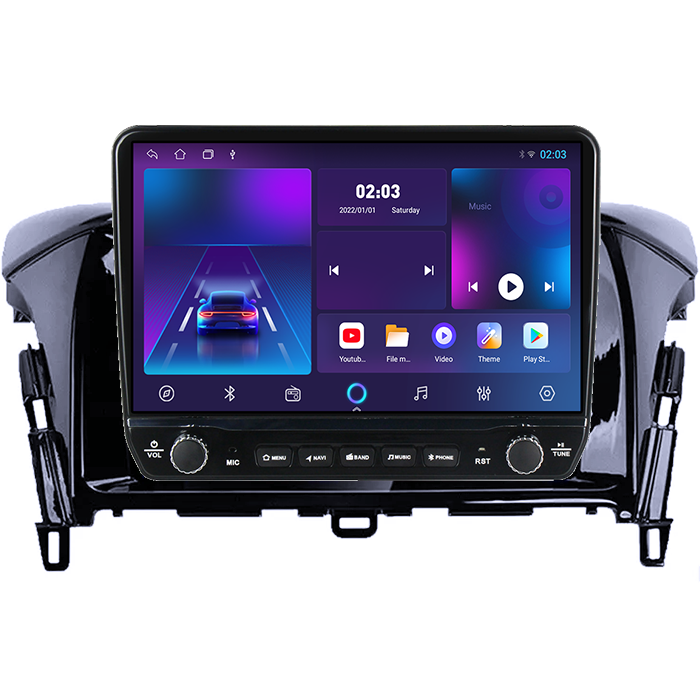 Navigatie dedicata Mitsubishi Eclipse Tesla cu butoane rotative model 2024, 4GB RAM 64GB ROM, Procesor Quadcore, Android 14, Display QLED 10", DSP, Carplay&Android Auto [5]