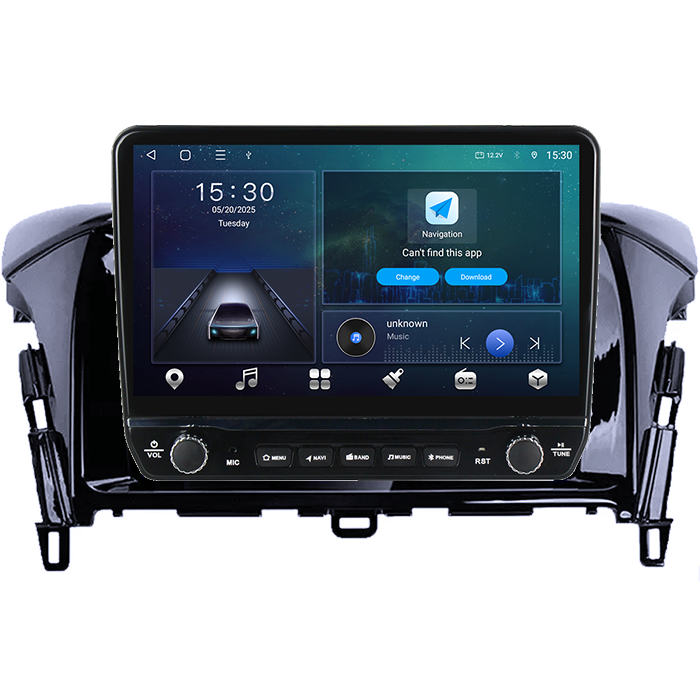 Navigatie dedicata Mitsubishi Eclipse Tesla cu butoane rotative model 2024, 4GB RAM 64GB ROM, Procesor Quadcore, Android 14, Display QLED 10", DSP, Carplay&Android Auto [6]