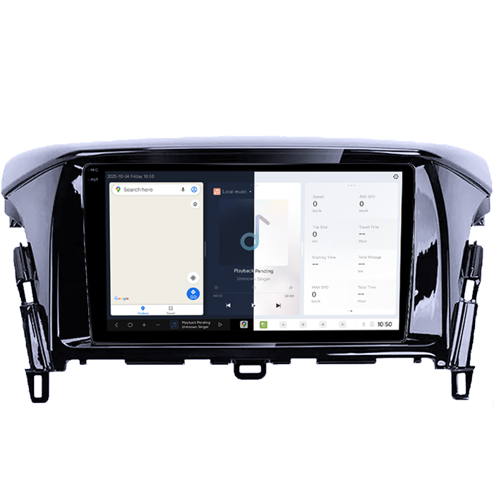 Navigatie dedicata Mitsubishi Eclipse 2017+, DUDU3, 4GB RAM 64GB ROM, Octacore, Platforma 8581, Android, Display QLED 10", DSP, Carplay&AndroidAuto [2]