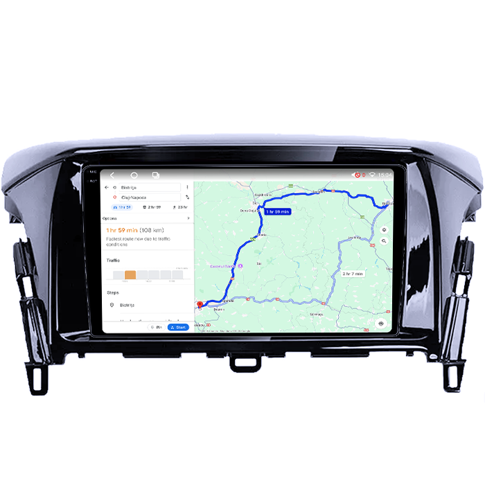 Navigatie dedicata Mitsubishi Eclipse 2017+, 4GB RAM 64GB ROM, Procesor Qualcomm Octacore, Android 14, Rezolutie 2K, Display QLED 9", DSP, Carplay&Android Auto, SIM 4G [4]