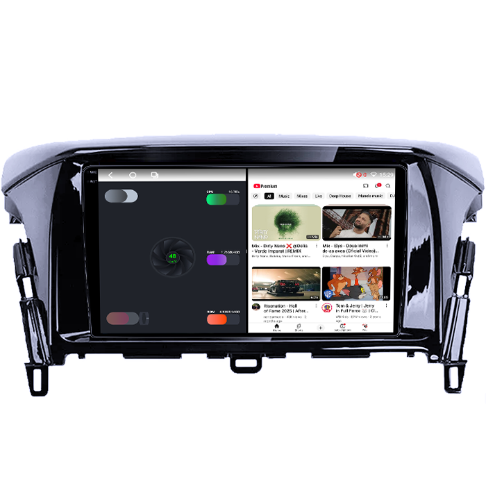 Navigatie dedicata Mitsubishi Eclipse 2017+, 4GB RAM 64GB ROM, Procesor Qualcomm Octacore, Android 14, Rezolutie 2K, Display QLED 9", DSP, Carplay&Android Auto, SIM 4G [3]