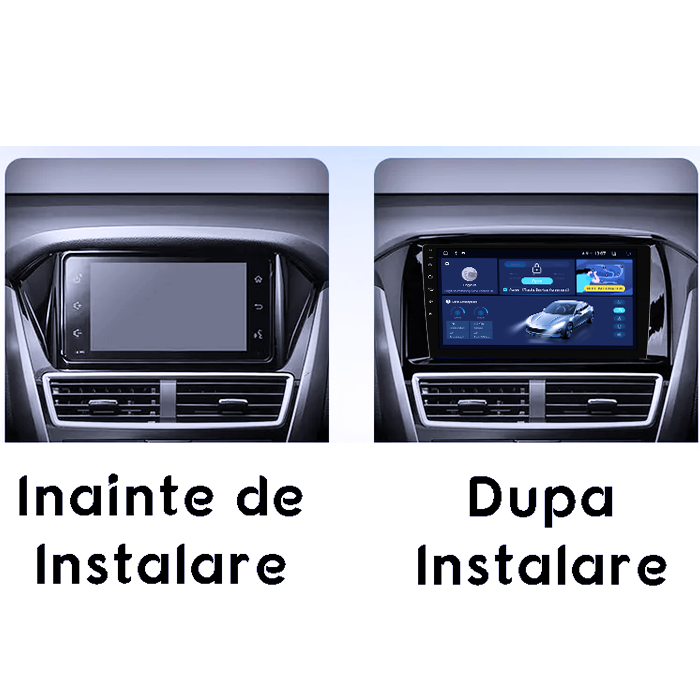 Navigatie dedicata Mitsubishi Eclipse 2017+, 4GB RAM 64GB ROM, Quadcore, Android 14, Display QLED 1K, 9", DSP, Carplay&Android Auto, Suport camere AHD [2]