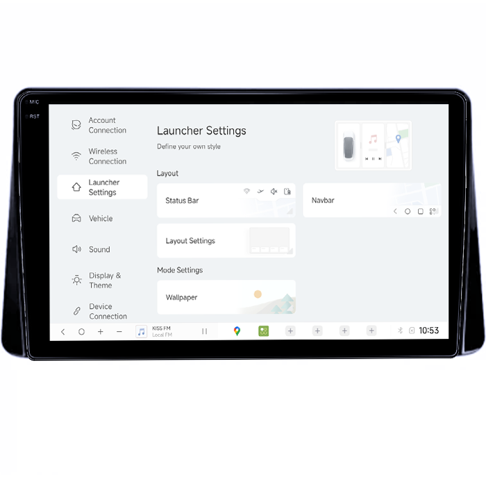 Navigatie dedicata Mitsubishi Eclipse Cross 2018-2019, DUDU3, 4GB RAM 64GB ROM, Octacore, Platforma 8581, Android, Display QLED 10", DSP, Carplay&AndroidAuto [5]
