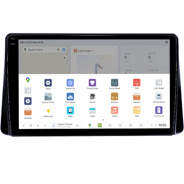 Navigatie dedicata Mitsubishi Eclipse Cross 2018-2019, DUDU3, 4GB RAM 64GB ROM, Octacore, Platforma 8581, Android, Display QLED 10", DSP, Carplay&AndroidAuto [3]