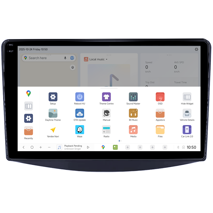 Navigatie dedicata Mitsubishi Grandis 2003-2011 V2, DUDU3, 4GB RAM 64GB ROM, Octacore, Platforma 8581, Android, Display QLED 10", DSP, Carplay&AndroidAuto [3]