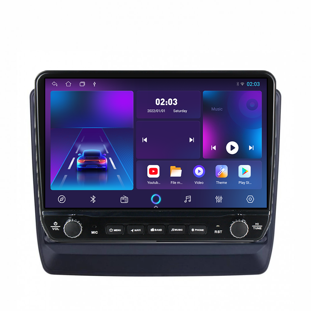 Navigatie dedicata Isuzu D-Max 2020 Tesla Cu Butoane Rotative Model 2024, 4GB RAM 64GB ROM, Procesor Quadcore, Android 14, Display QLED 10", DSP, Carplay&AndroidAuto [2]