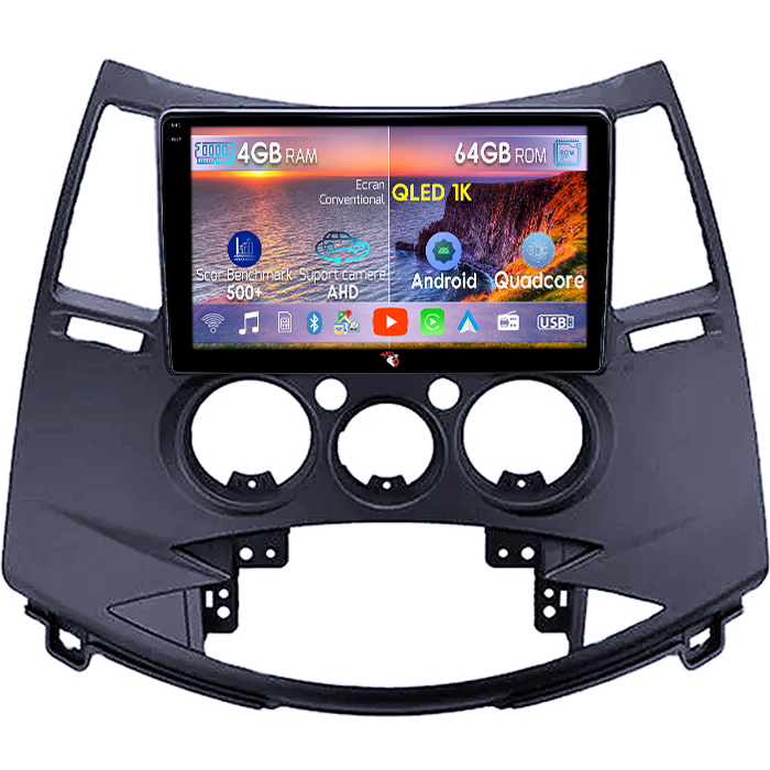 Navigatie dedicata Mitsubishi Grandis 2003-2011, 4GB RAM 64GB ROM, Octacore, Android 14, Display QLED 1K 9", Carplay&Android Auto, SIM 4G, Ventilator Activ [1]