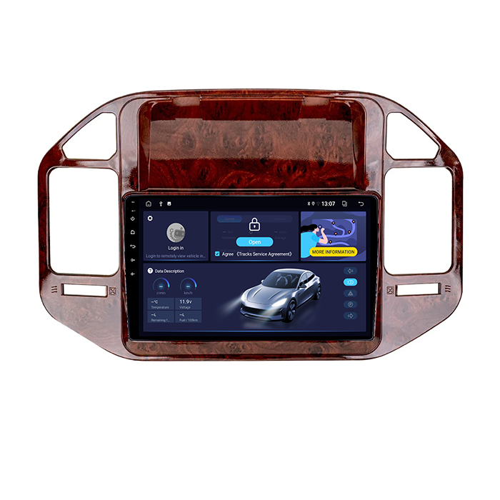 Navigatie dedicata Mitsubishi Pajero V73 V2, 4GB RAM 64GB ROM, Procesor Qualcomm Octacore, Android 14, Rezolutie 2K, Display QLED 9", DSP, Carplay&Android Auto, SIM [2]