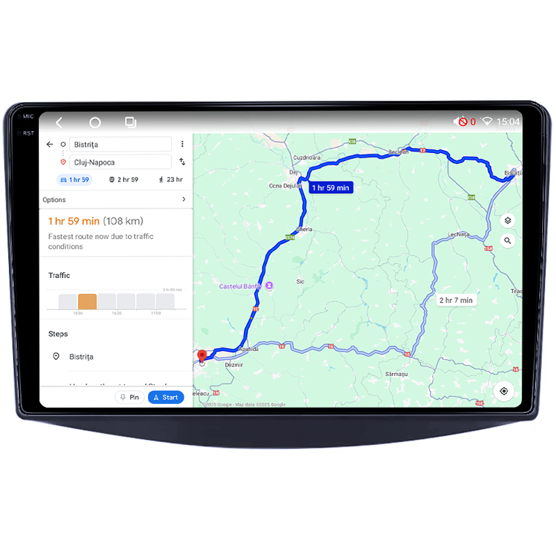 Navigatie dedicata Mitsubishi Grandis 2003-2011, 8GB RAM 128GB ROM, Octacore, Platforma 7862,Android 13, Display QLED 2K 9”, Suporta camera 360º, DSP, Carplay&Android Auto, SIM 4G, Ventilator Activ [4]