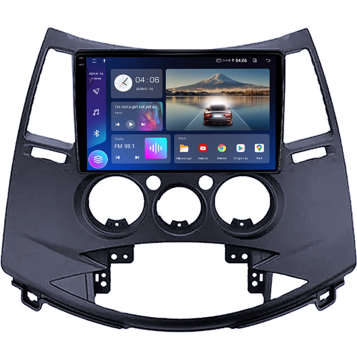 Navigatie dedicata Mitsubishi Grandis 2003-2011, 8GB RAM 128GB ROM, Octacore, Platforma TS18, Android 14, Display QLED 9", Suporta camera 360", DSP, Carplay&Android Auto, SIM 4G, Ventilator Activ [2]