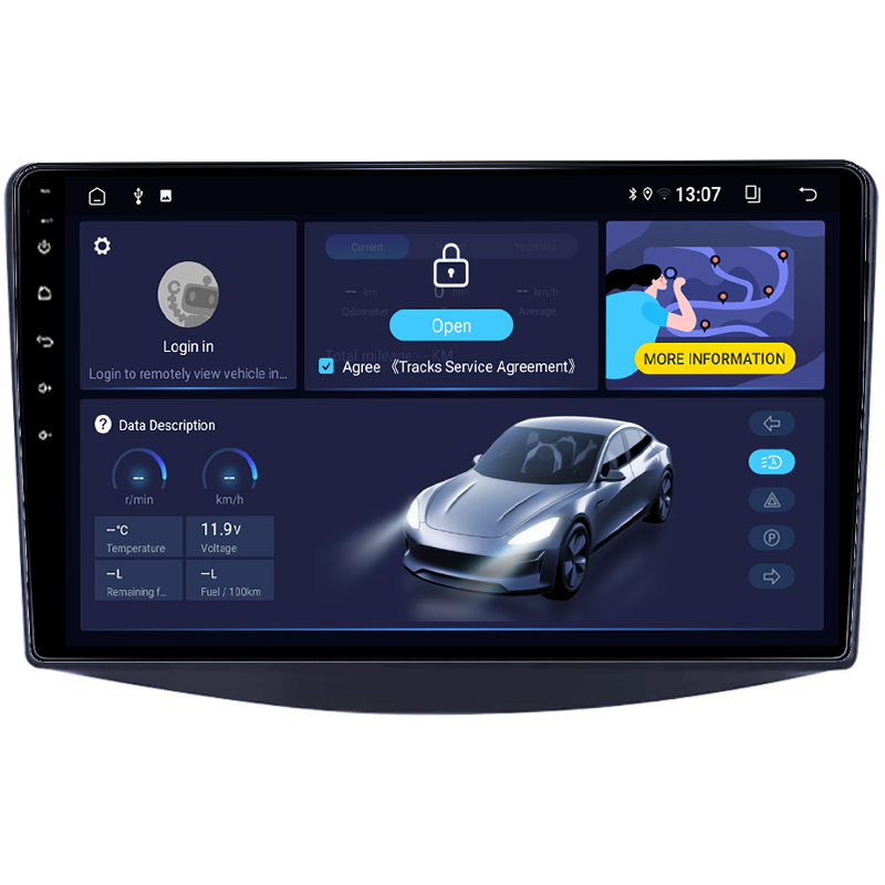 Navigatie dedicata Mitsubishi Grandis 2003-2011, 8GB RAM 128GB ROM, Octacore, Platforma TS18, Android 13, Display QLED 9”, Suporta camera 360º, DSP, Carplay&Android Auto, SIM 4G, Ventilator Activ [4]